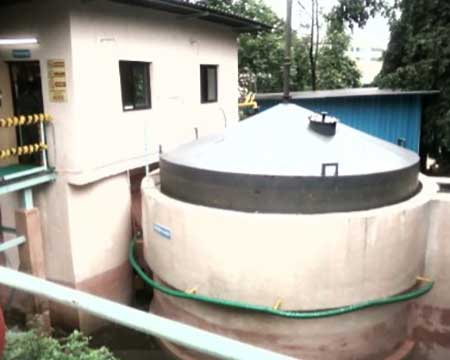 Biogas plants for wet bio garbage waste 